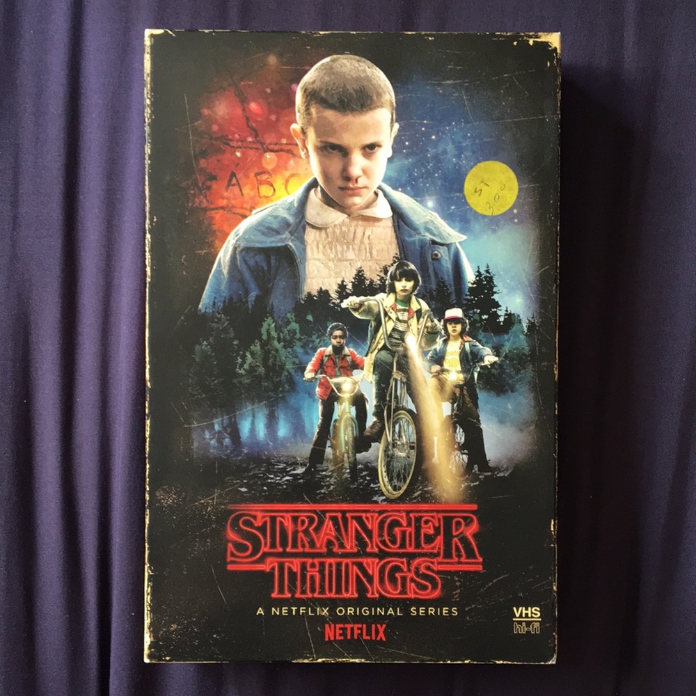 Stranger Things Season 1 VHS retro-style